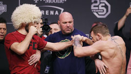 Хабиб Нурмагомедов и Конор Макгрегор.