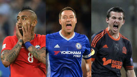 Артуро Видаль, Джон Терри, Джоуи Бартон.