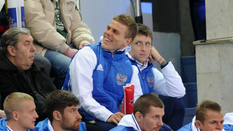 Александр Кокорин и Павел Мамаев (справа). Фото Алексей Иванов Александр Кокорин и Павел Мамаев (справа). Фото Алексей Иванов