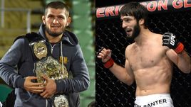 Хабиб Нурмагомедов и Зубайра Тухугов.