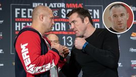 Федор Емельяненко (слева) и Чейл Соннен.