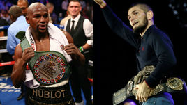 Флойд Мейвезер и Хабиб Нурмагомедов.