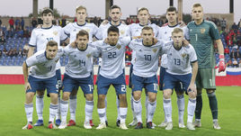 16 октября. Санкт-Пельтен. Австрия - Россия - 3:2. Футболисты молодежной сборной России.