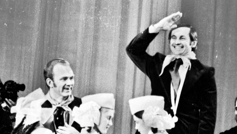 Валерий Лобановский и Олег Базилевич. Фото Ефим Шаинский Валерий Лобановский и Олег Базилевич. Фото Ефим Шаинский