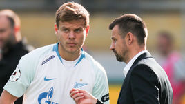 Сергей Семак (справа) и Александр Кокорин.