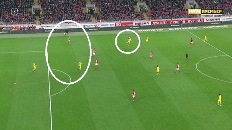Спорный эпизод на 34-й минуте. Спорный эпизод на 34-й минуте.