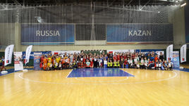 В Казани стартовал проект "Мини-футбол - в школу"