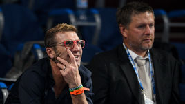 14 октября. Москва. Массимо Каррера и Евгений Кафельников.