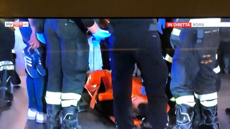 Сообщения об инциденте в новостях на итальянском ТВ. Сообщения об инциденте в новостях на итальянском ТВ.