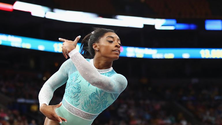Симоне Байлз. Фото REUTERS Симоне Байлз. Фото REUTERS