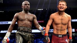 Флойд Мейвезер и Хабиб Нурмагомедов.