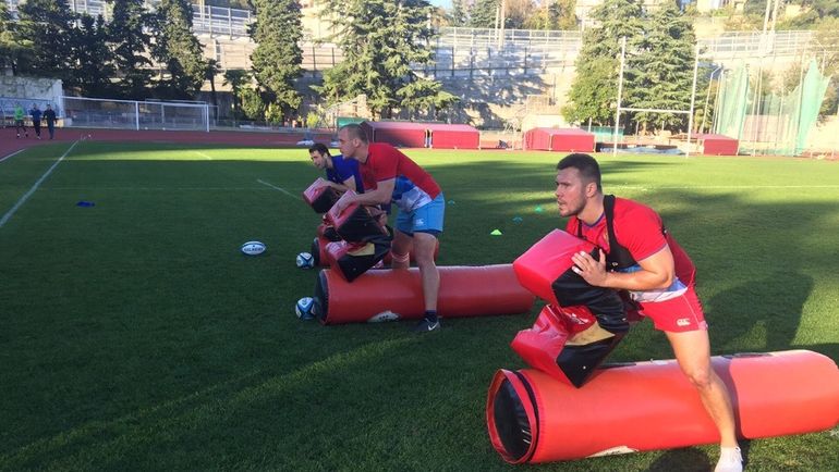 Тренировка сборной России по регби. Тренировка сборной России по регби.