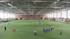 Манеж в Академии "Спартака" в Сокольниках.