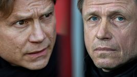 Валерий Карпин (слева) и Олег Кононов.