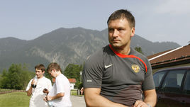 2008 год. Игорь Корнеев на сборах национальной команды.