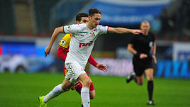 3 ноября. Москва. "Локомотив" - "Арсенал" - 3:1. Автор дубля Антон Миранчук.