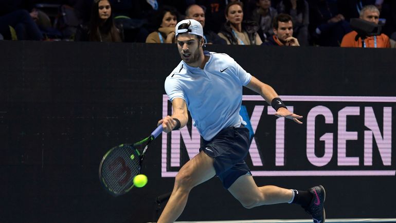 Карен Хачанов на NextGen Finals-2017. Фото AFP Карен Хачанов на NextGen Finals-2017. Фото AFP
