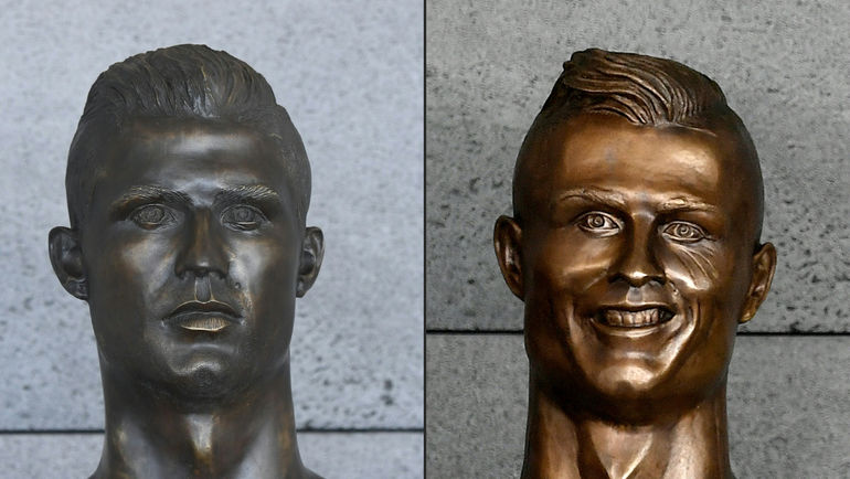 Справа - старая версия бюста, слева - новая... Фото REUTERS Справа - старая версия бюста, слева - новая... Фото REUTERS