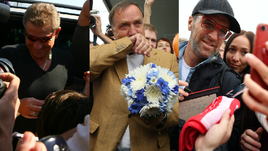 Как провожали Властимила Петржелу, Дика Адвоката и Массимо Карреру.