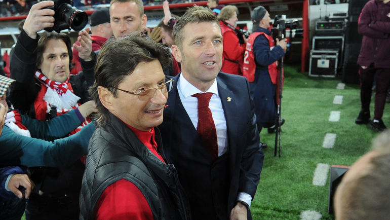 Леонид Федун и Массимо Каррера. Фото Алексей Иванов Леонид Федун и Массимо Каррера. Фото Алексей Иванов