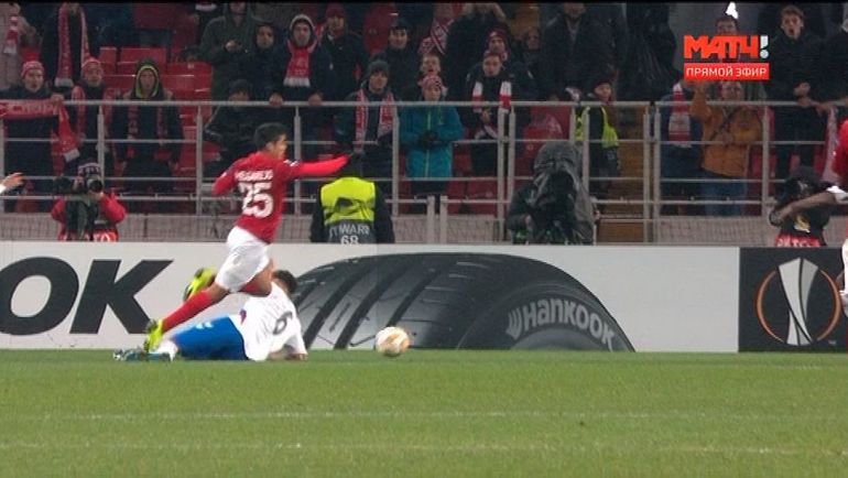 Момент с падением Лоренсо Мельгарехо. Момент с падением Лоренсо Мельгарехо.