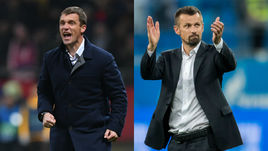 Виктор Гончаренко и Сергей Семак.