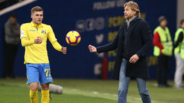 1 ноября. Ростов-на-Дону. "Ростов" - "Зенит" - 3:1. Дмитрий Скопинцев и Валерий Карпин.