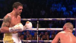 Забил с левой. Как Усик вырубил Белью в Манчестере