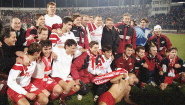 16 ноября 1996 года. Санкт-Петербург. "Спартак" - "Алания" (Владикавказ) - 2:1.