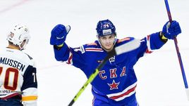 18 ноября. Санкт-Петербург. СКА - "Металлург" Мг - 2:1. Питерская команда забросила обе шайбы в большинстве.