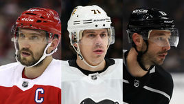 Александр Овечкин, Евгений Малкин и Илья Ковальчук.