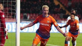 23 ноября. Грозный. "Ахмат" - ЦСКА - 0:2. Хердур Магнуссон - автор победного гола армейской команды.