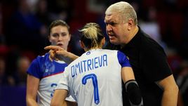 29 ноября. Нанси. Франция - Россия - 23:26. Анна Дмитриева и Евгений Трефилов.