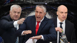 Владимир Крикунов, Боб Хартли и Андрей Разин.