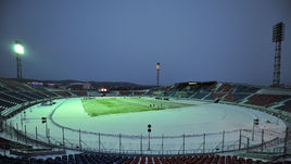 Стадион "Центральный" в Красноярске.
