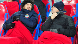 1 декабря. Красноярск. "Енисей" - "Ахмат" - 1:1. Егор Титов и Дмитрий Аленичев.