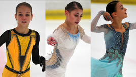 Александра Трусова, Алена Косторная, Анна Щербакова.