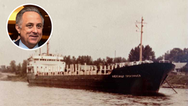 Судно "Александр Прокофьев", на котором Виталий Мутко проходил практику.