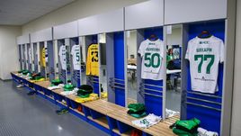 9 декабря. Санкт-Петербург. Раздевалка "Рубина" перед матчем с "Зенитом".