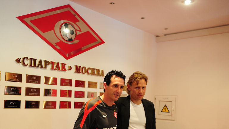 2012 год. Унаи Эмери и Валерий Карпин. Фото Антон Сергиенко 2012 год. Унаи Эмери и Валерий Карпин. Фото Антон Сергиенко