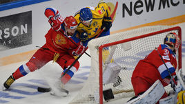 13 декабря. Москва. Швеция - Россия - 2:3 Б. Россияне начали домашний турнир с победы.