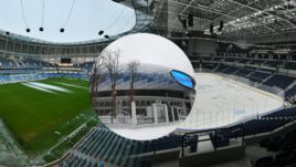 Стадион "Динамо" в Петровском парке.