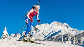 Мякяряйнен выиграла гонку преследования в Хохфильцене. Онлайн