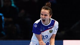 14 декабря. Париж. Россия - Румыния - 28:22. Анна Вяхирева.