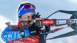 Женская эстафета в Хохфильцене. Россиянки - четвертые