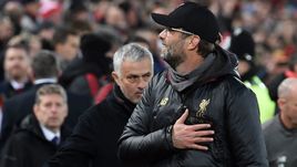 16 декабря. Ливерпуль. "Ливерпуль" - "Манчестер Юнайтед" - 3:1. Юрген Клопп (на переднем плане).