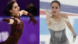 Евгения Медведева и Алина Загитова.