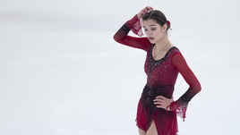 21 декабря. Саранск. Евгения Медведева в короткой программе на чемпионате России.