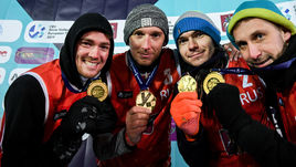 Снежный волейбол: тройной успех на зимнем корте