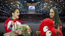 Евгения Медведева и Алина Загитова: в Саранске их ждали разные подарки, но не медали.